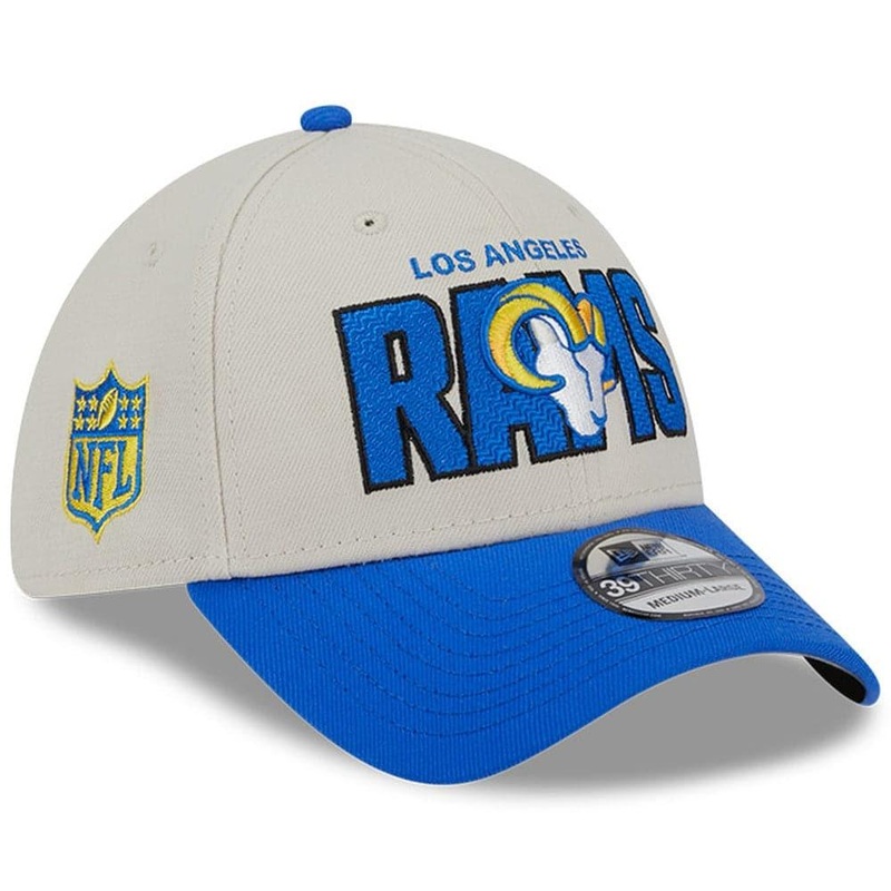 Los Angeles Rams New Era NFL 23 Draft 39THIRTY Stretch-Fit Hat – Stone