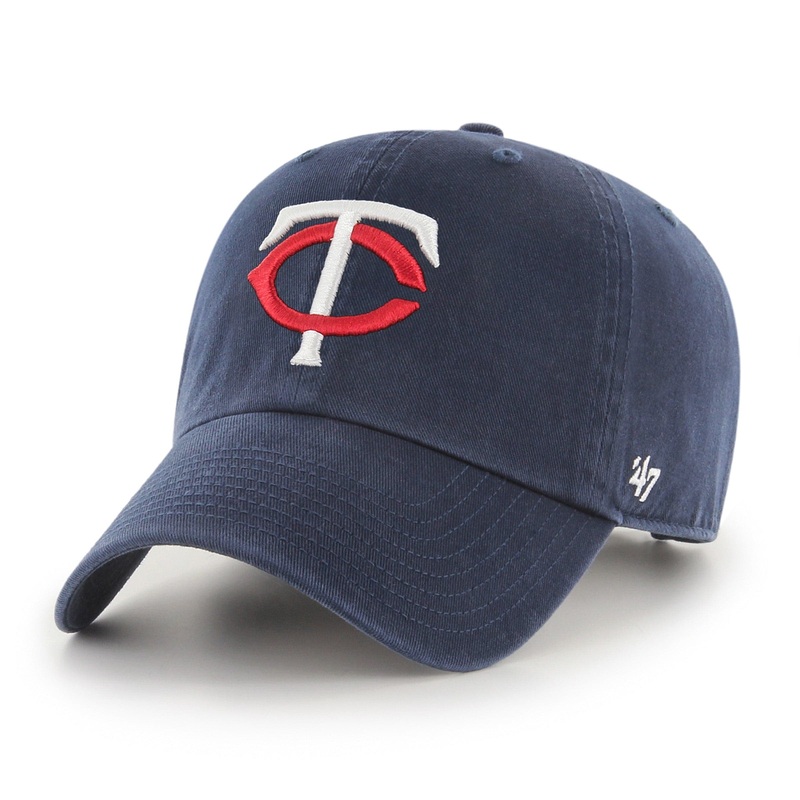 Minnesota Twins ’47 MLB Team Clean Up Strapback Hat – Navy