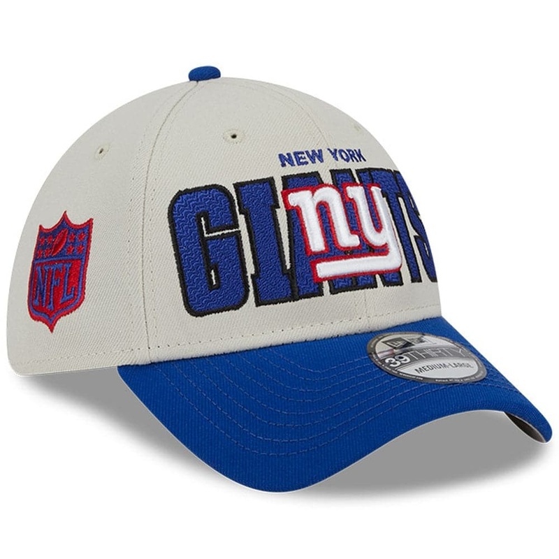 New York Giants New Era NFL 23 Draft 39THIRTY Stretch-Fit Hat – Stone