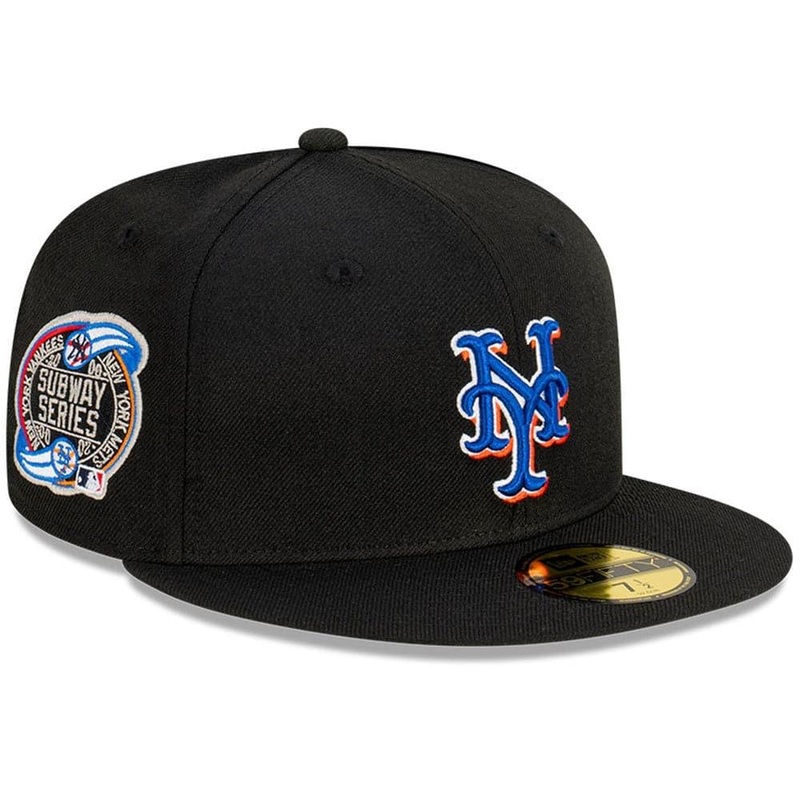 New York Mets New Era MLB 00 Subway Series 59FIFTY Fitted Hat – Black