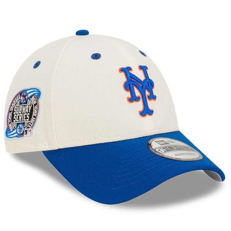 New York Mets New Era MLB 00 Subway Series 9FORTY Snapback Hat – Chrome