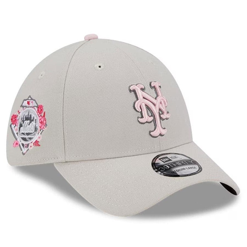 New York Mets New Era MLB 23 Mothers Day 39THIRTY Stretch-Fit Hat – Stone