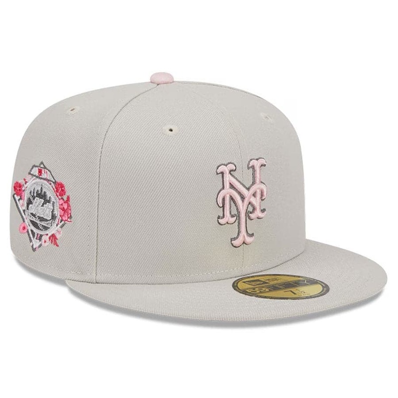 New York Mets New Era MLB 23 Mothers Day 59FIFTY Fitted Hat – Stone
