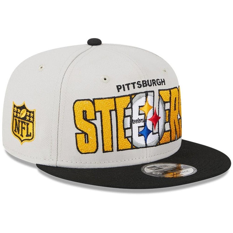 Pittsburgh Steelers New Era NFL 23 Draft 9FIFTY Snapback Hat – Stone