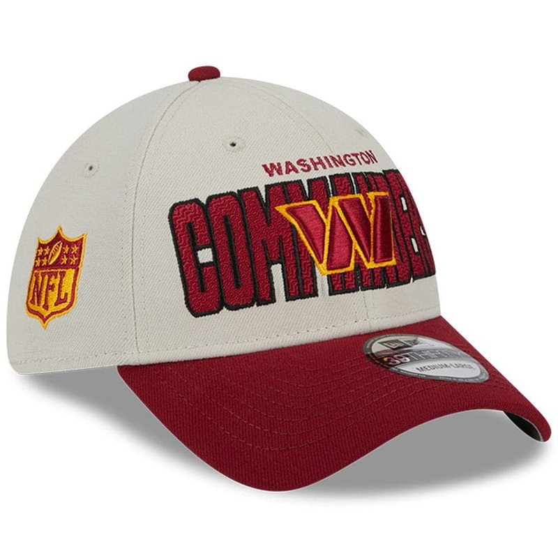 Washington Commanders New Era NFL 23 Draft 39THIRTY Stretch-Fit Hat – Stone