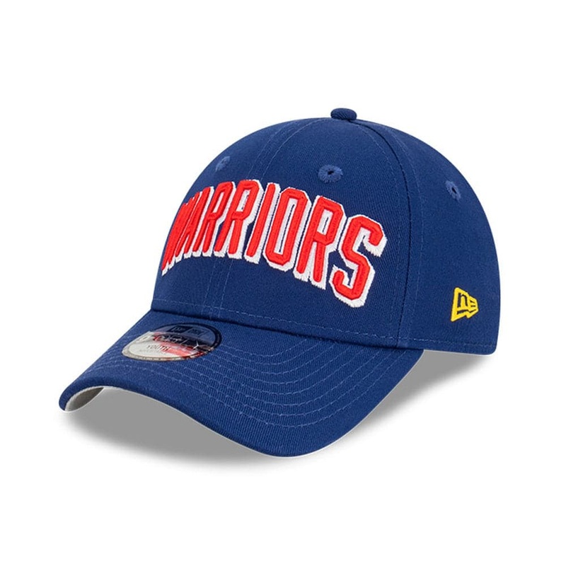 Youths Golden State Warriors New Era NBA Wordmark 9FORTY Hat – Blue
