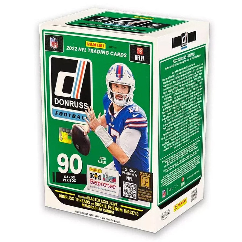 2022 Panini NFL Donruss Football Trading Card Blaster Box