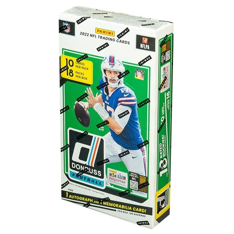 2022 Panini NFL Donruss Football Trading Card Hobby Box