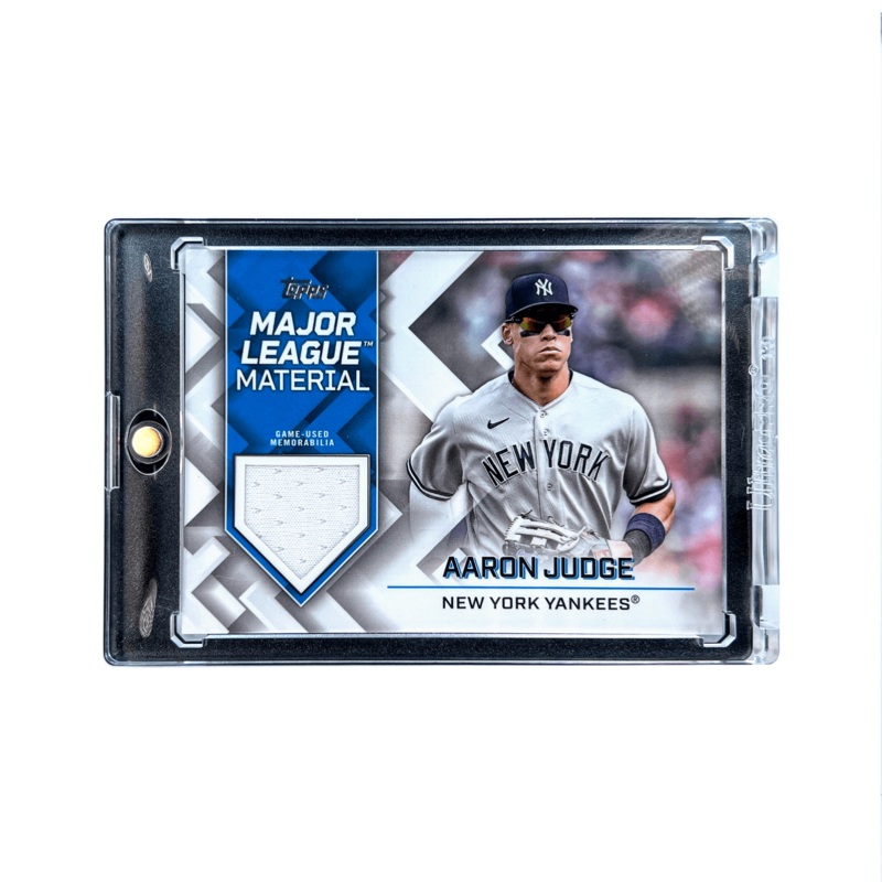 Aaron Judge New York Yankees Topps MLB 22 Update Game Used Patch Card