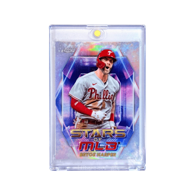 Bryce Harper Philadelphia Phillies Topps MLB 23 Stars Of The MLB Chrome Card