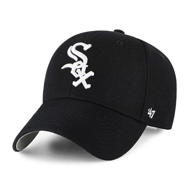 Chicago White Sox ’47 MLB Black & White MVP Hat – Black