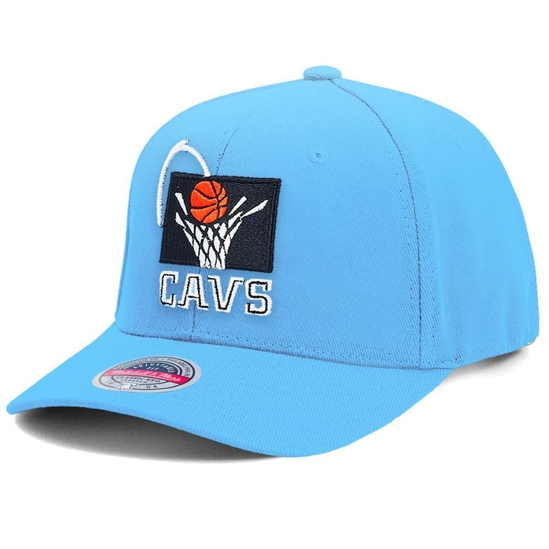 Cleveland Cavaliers Mitchell & Ness NBA HWC Classic Red Snapback Hat – Blue