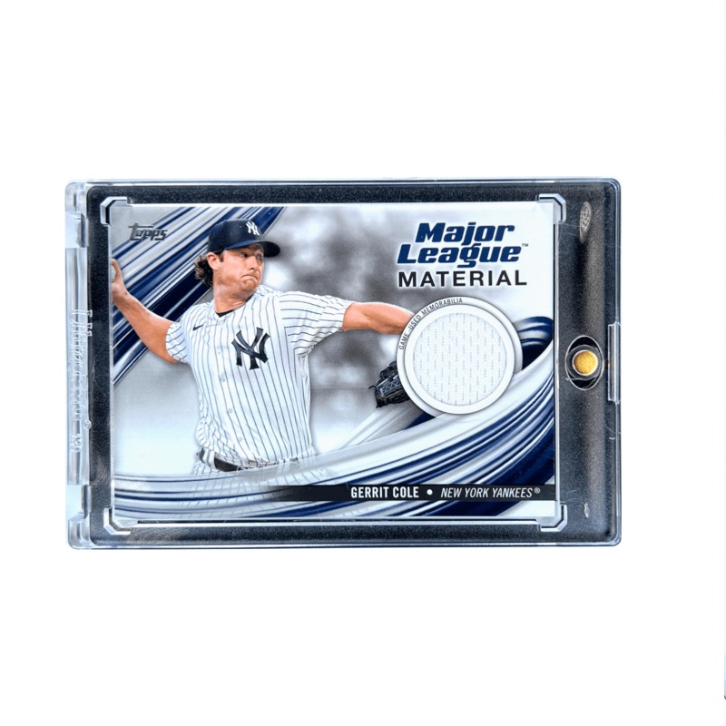 Gerrit Cole New York Yankees Topps MLB 23 Series 1 Game Used Patch Card