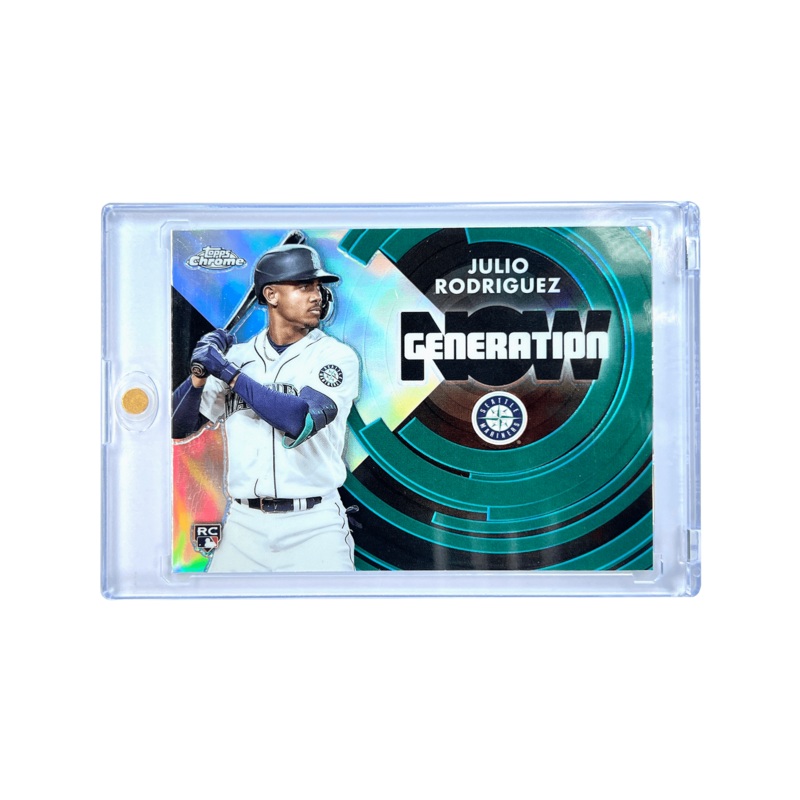 Julio Rodriguez Seattle Mariners Topps MLB Chrome Gen Now Refractor Card