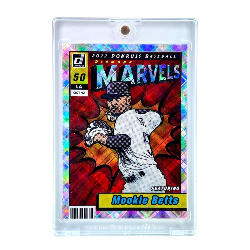 Mookie Betts Los Angeles Dodgers Panini MLB 22 Marvels Diamond Card