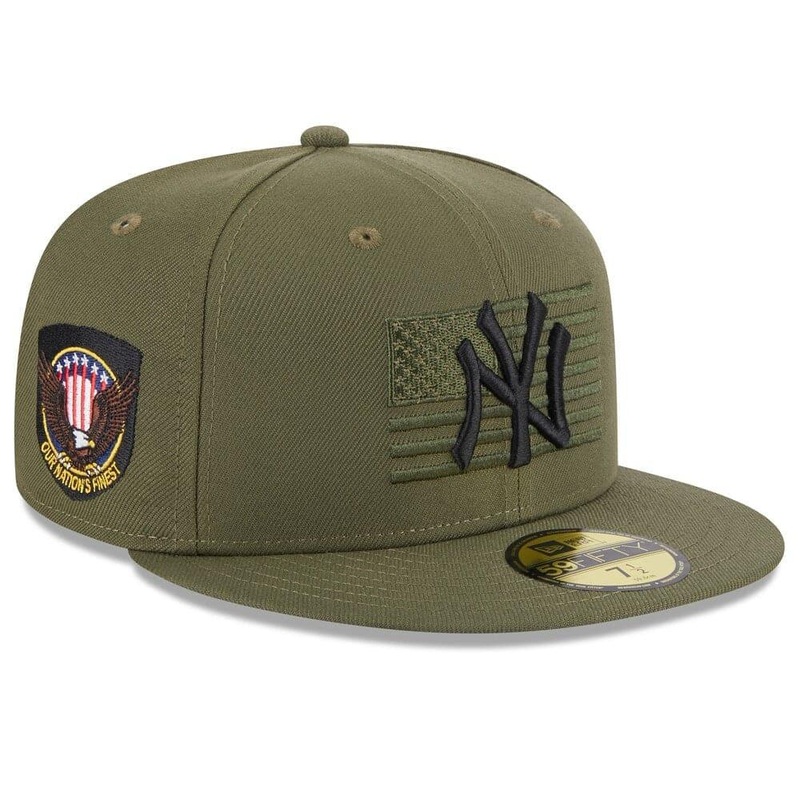 New York Yankees New Era MLB 2023 Armed Forces 59FIFTY Fitted Hat – Army