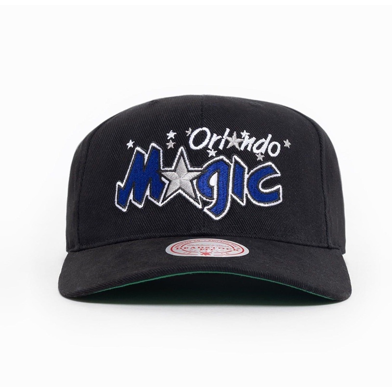 Orlando Magic Mitchell & Ness NBA HWC Logo Deadstock Snapback Hat – Black