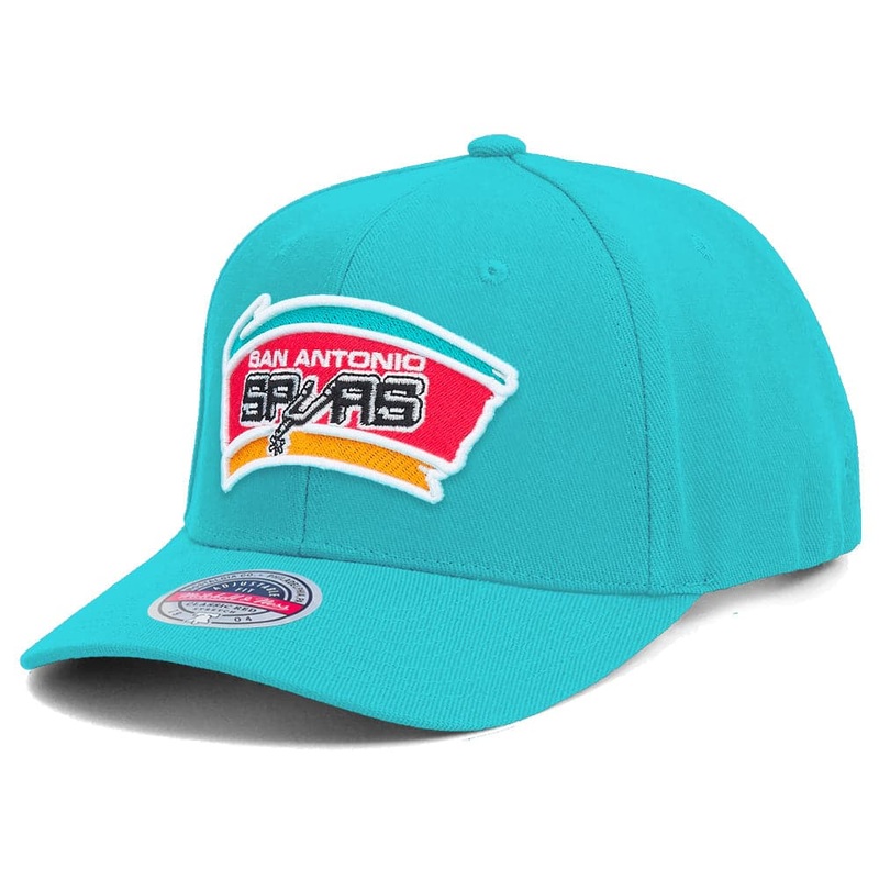San Antonio Spurs Mitchell & Ness NBA HWC Snapback Hat – Turquoise