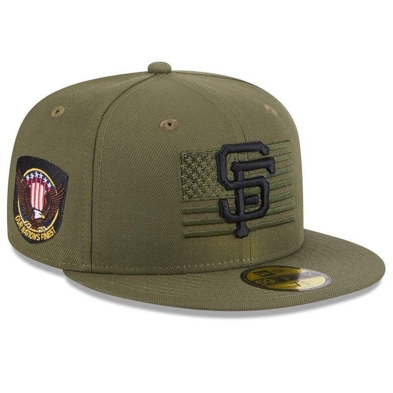 San Francisco Giants New Era MLB 2023 Armed Forces 59FIFTY Fitted Hat – Army