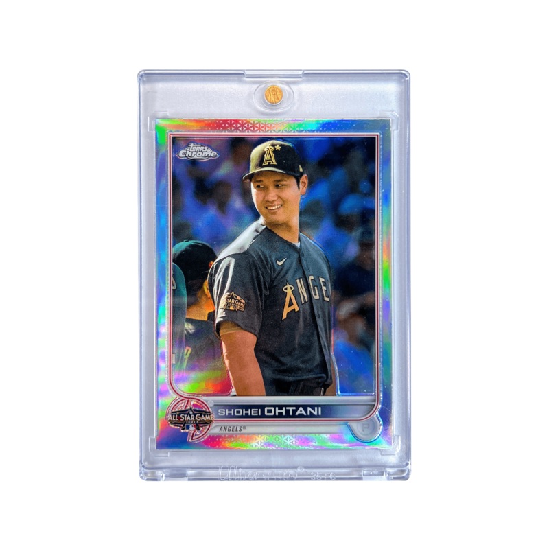 Shohei Ohtani Los Angeles Angels Topps MLB 22 Chrome Refractor All Star Card