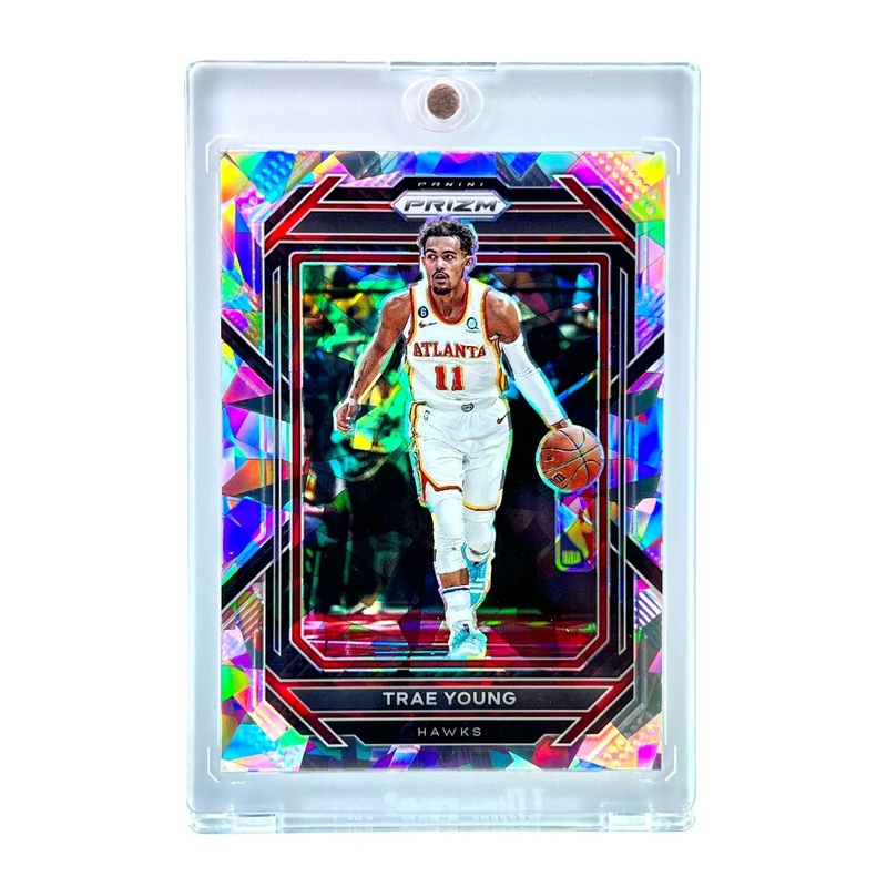 Trae Young Atlanta Hawks Panini NBA 22-23 Prizm Cracked Ice Card