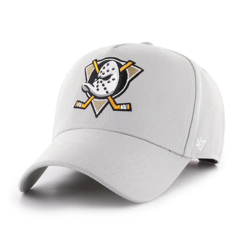 Anaheim Mighty Ducks 47 NHL Team MVP DT Curve Snapback Hat – Grey