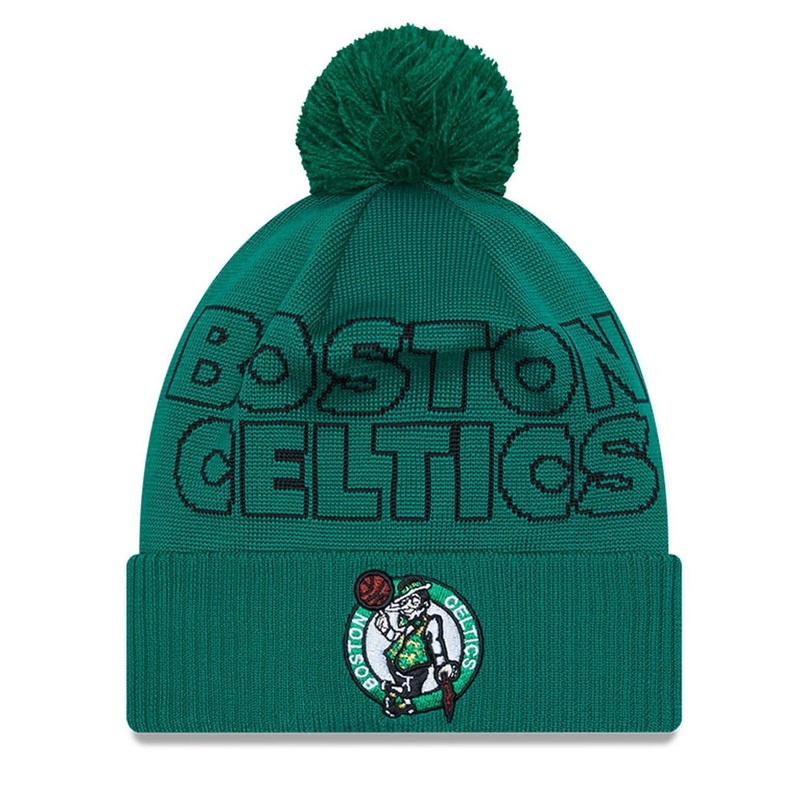 Boston Celtics New Era NBA 23 Draft Knit Beanie – Green