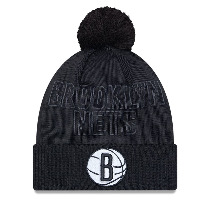 Brooklyn Nets New Era NBA 23 Draft Knit Beanie – Black