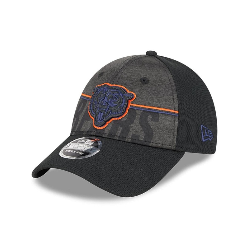 Chicago Bears New Era NFL 23 Training Camp 9FORTY Snapback Hat – Black