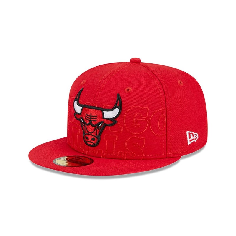 Chicago Bulls New Era NBA 23 Draft 59FIFTY Fitted Hat – Red