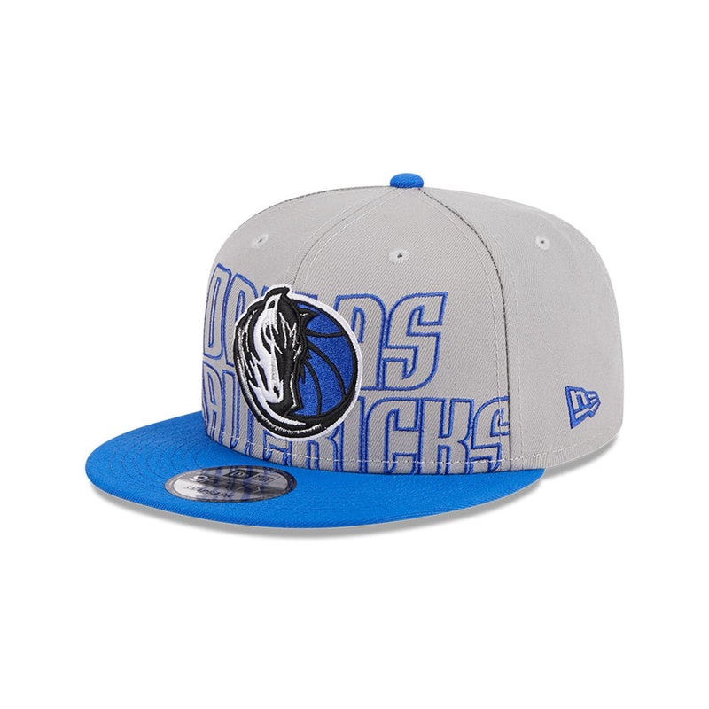 Dallas Mavericks New Era NBA 23 Draft 9FIFTY Snapback Hat – Grey