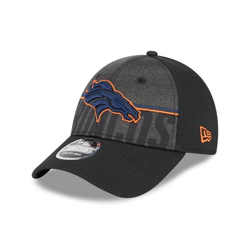 Denver Broncos New Era NFL 23 Training Camp 9FORTY Snapback Hat – Black