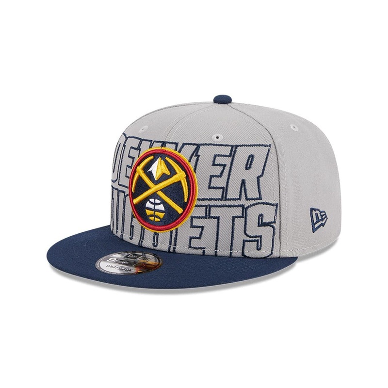 Denver Nuggets New Era NBA 23 Draft 9FIFTY Snapback Hat – Grey