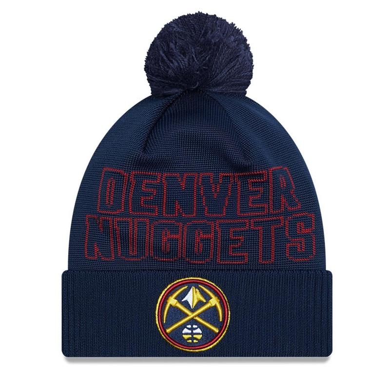 Denver Nuggets New Era NBA 23 Draft Knit Beanie – Navy