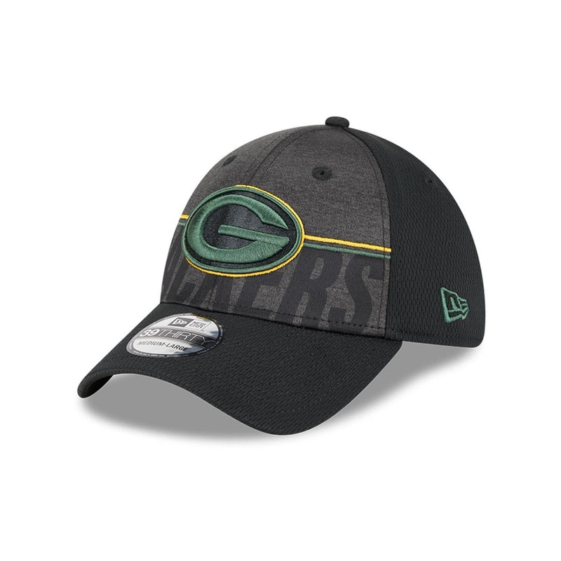 Green Bay Packers New Era NFL 23 Training Camp 39THIRTY Stretch-Fit Hat – Black