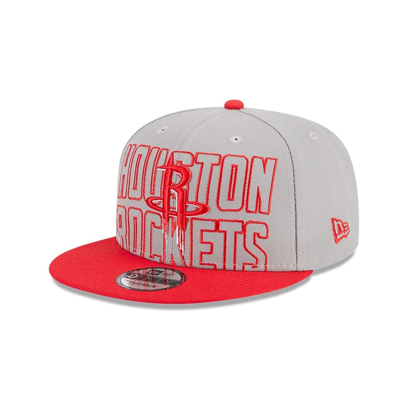 Houston Rockets New Era NBA 23 Draft 9FIFTY Snapback Hat – Grey