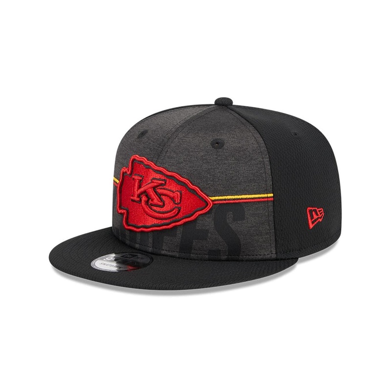 Kansas City Chiefs New Era NFL 23 Training Camp 9FIFTY Snapback Hat – Black