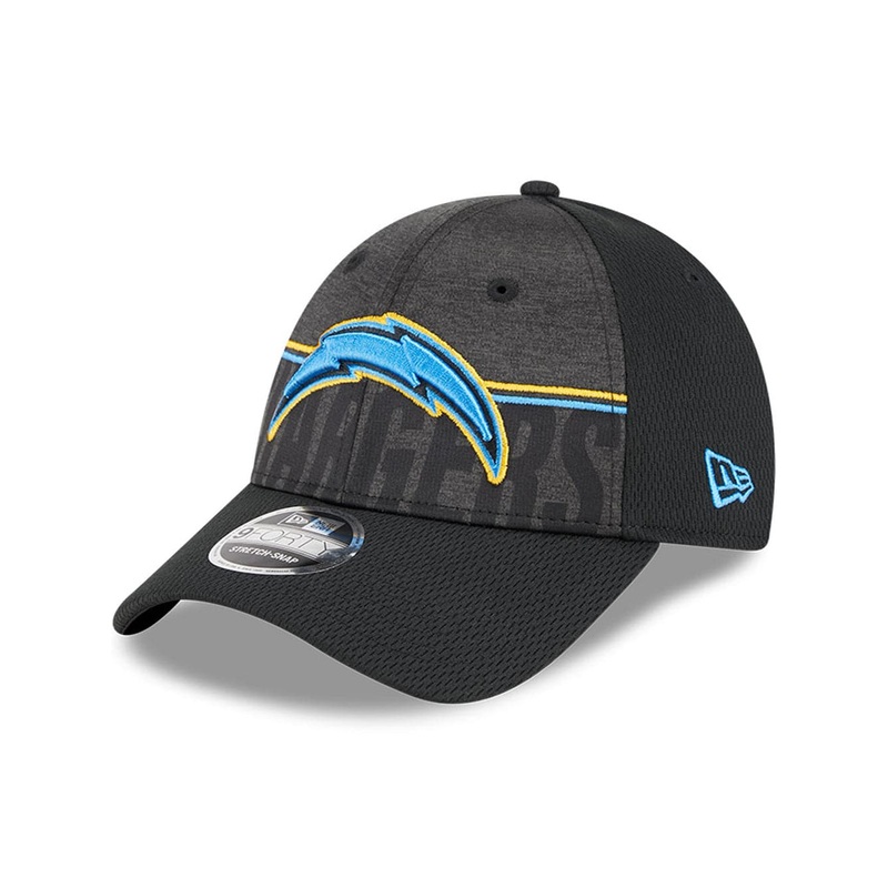 Los Angeles Chargers New Era NFL 23 Training Camp 9FORTY Snapback Hat – Black
