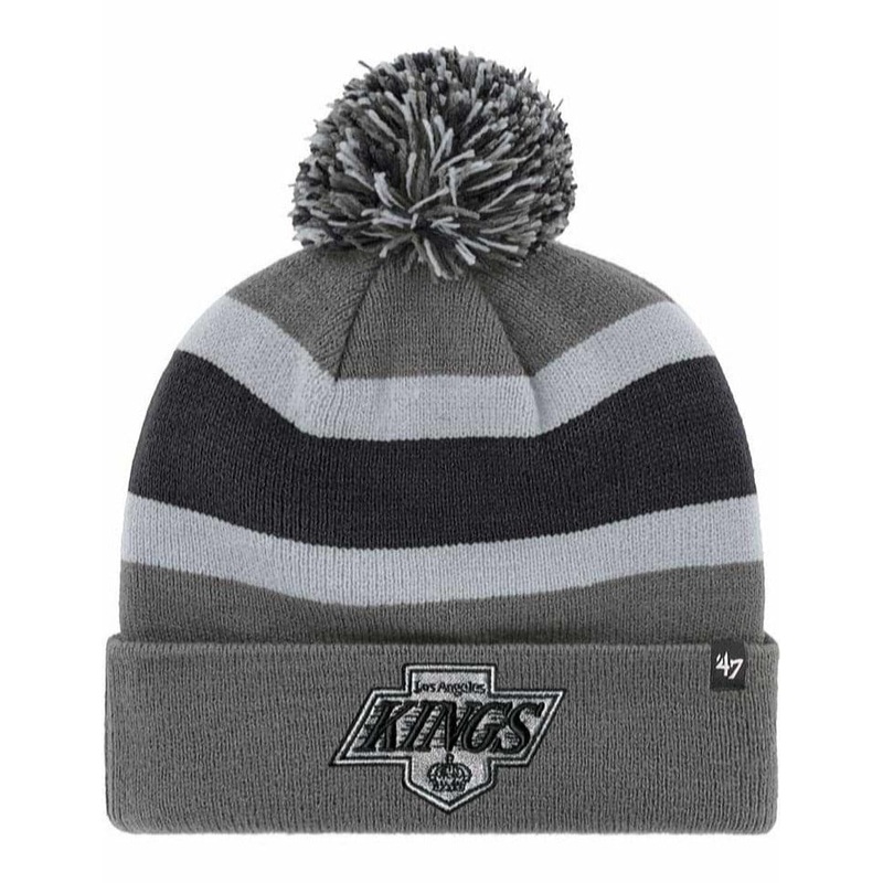 Los Angeles Kings ’47 NHL Breakaway Pom Knit Beanie – Charcoal