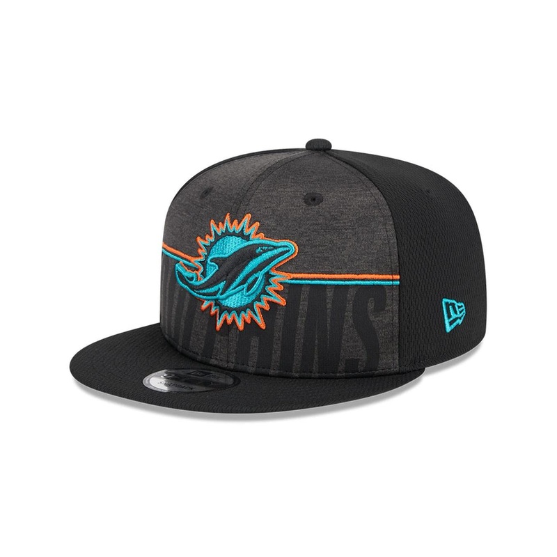 Miami Dolphins New Era NFL 23 Training Camp 9FIFTY Snapback Hat – Black