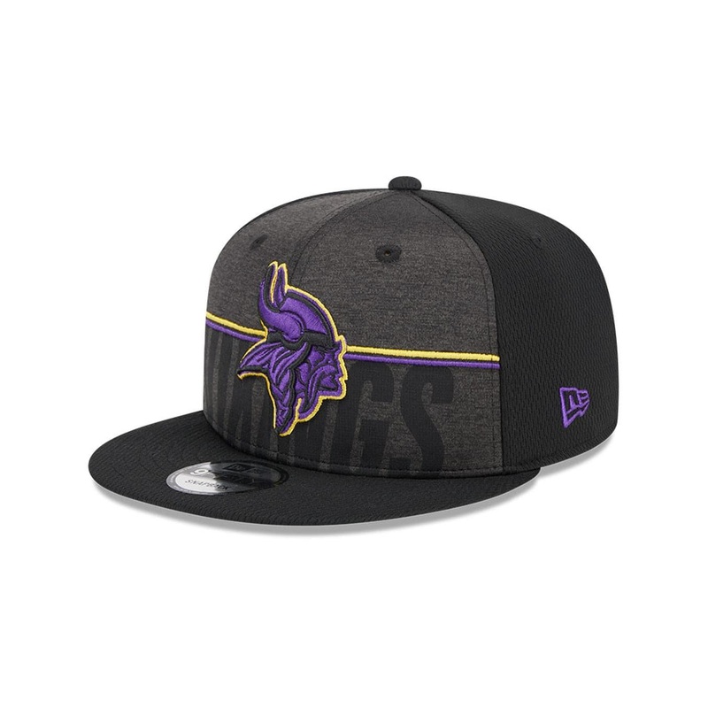 Minnesota Vikings New Era NFL 23 Training Camp 9FIFTY Snapback Hat – Black