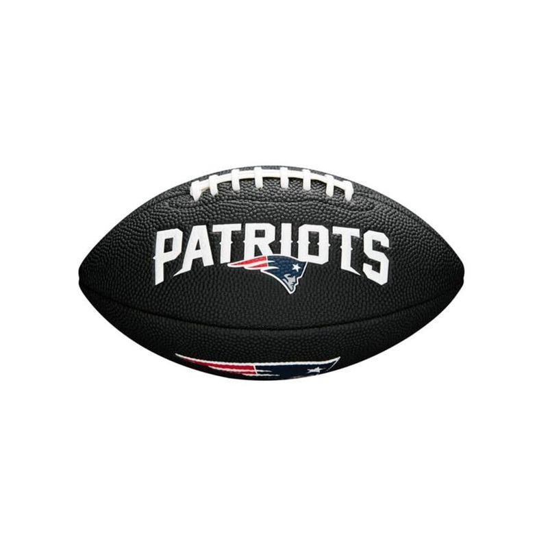 New England Patriots Wilson NFL Mini Size Team Football – Black