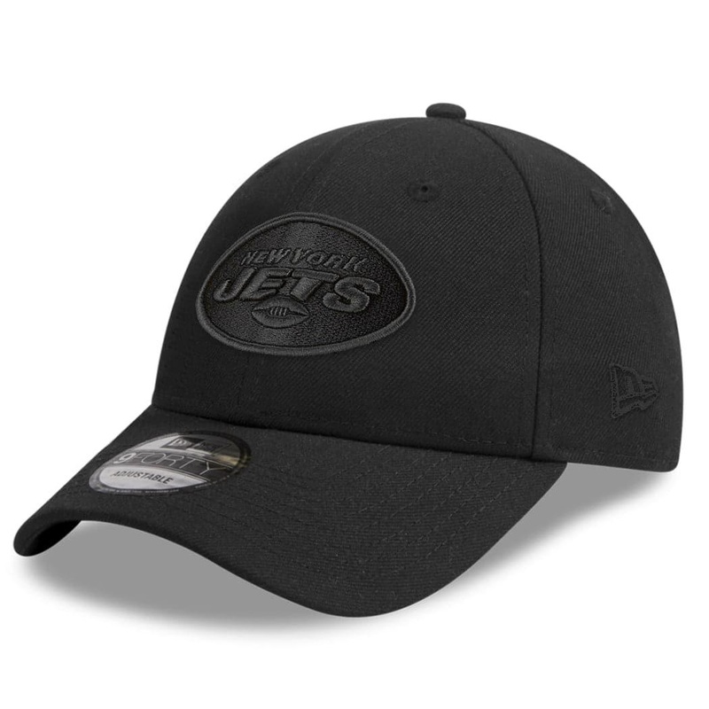 New York Jets New Era NFL Black On Black 9FORTY Snapback Hat