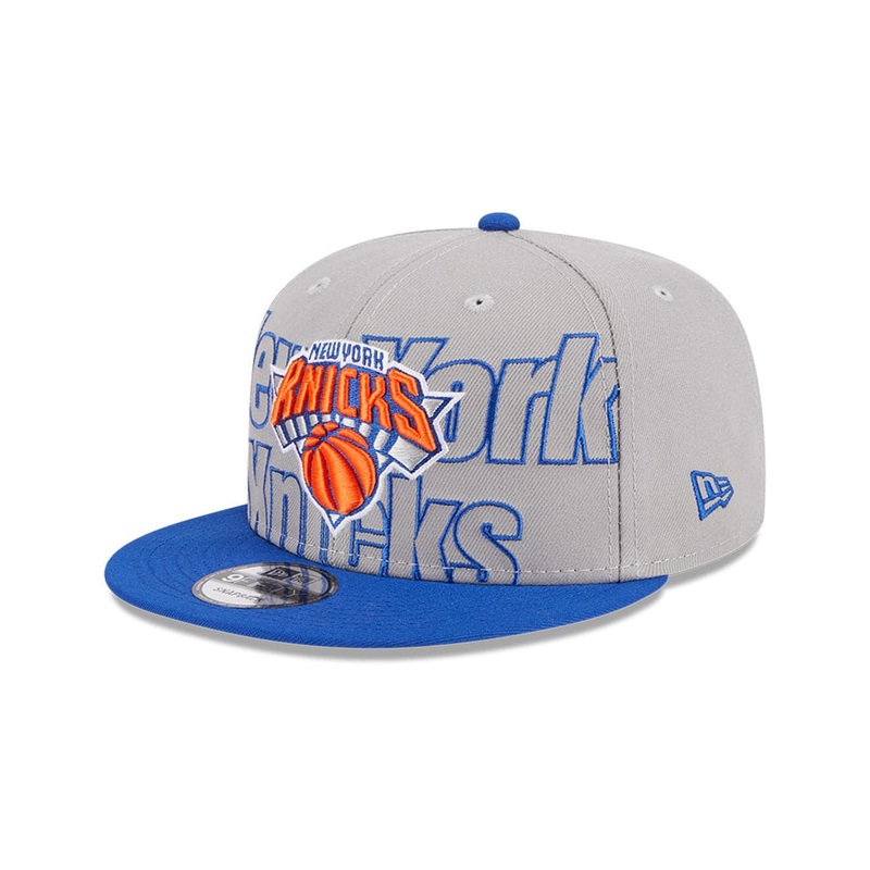 New York Knicks New Era NBA 23 Draft 9FIFTY Snapback Hat – Grey