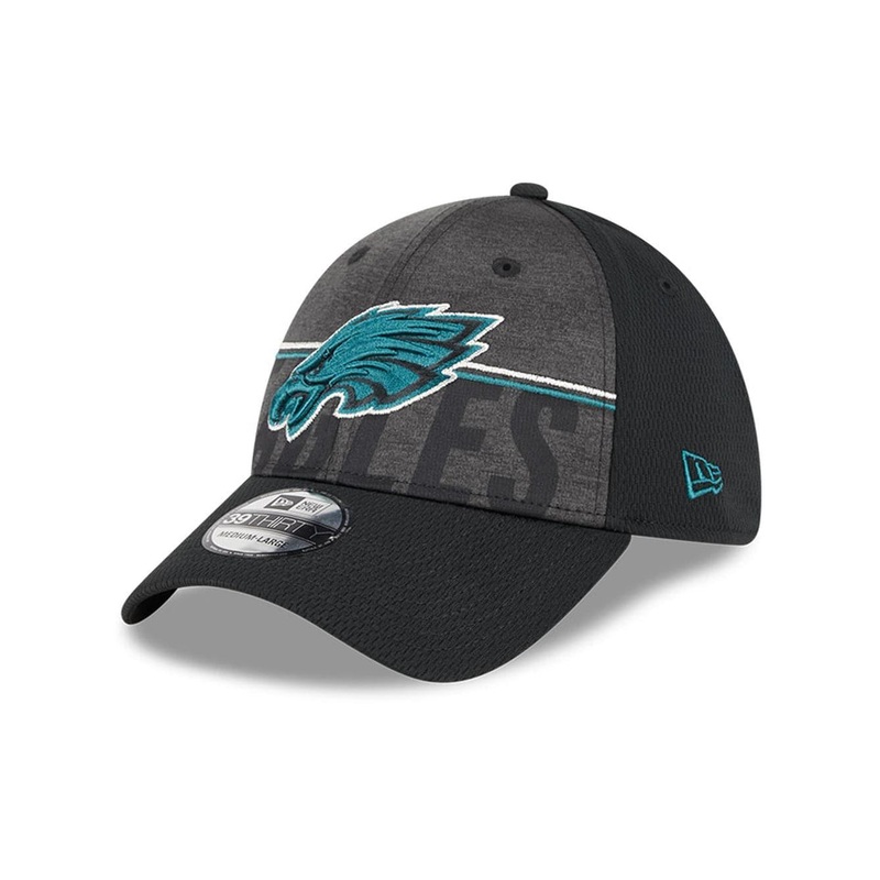 Philadelphia Eagles New Era NFL 23 Training Camp 39THIRTY Stretch-Fit Hat – Black