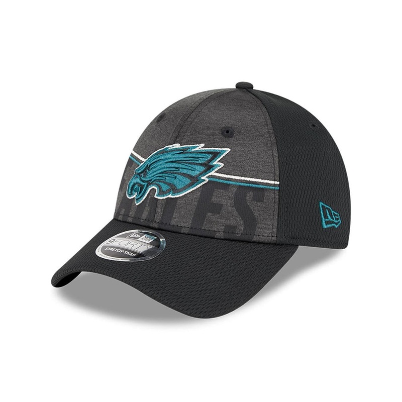 Philadelphia Eagles New Era NFL 23 Training Camp 9FORTY Snapback Hat – Black