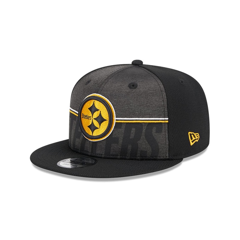 Pittsburgh Steelers New Era NFL 23 Training Camp 9FIFTY Snapback Hat – Black