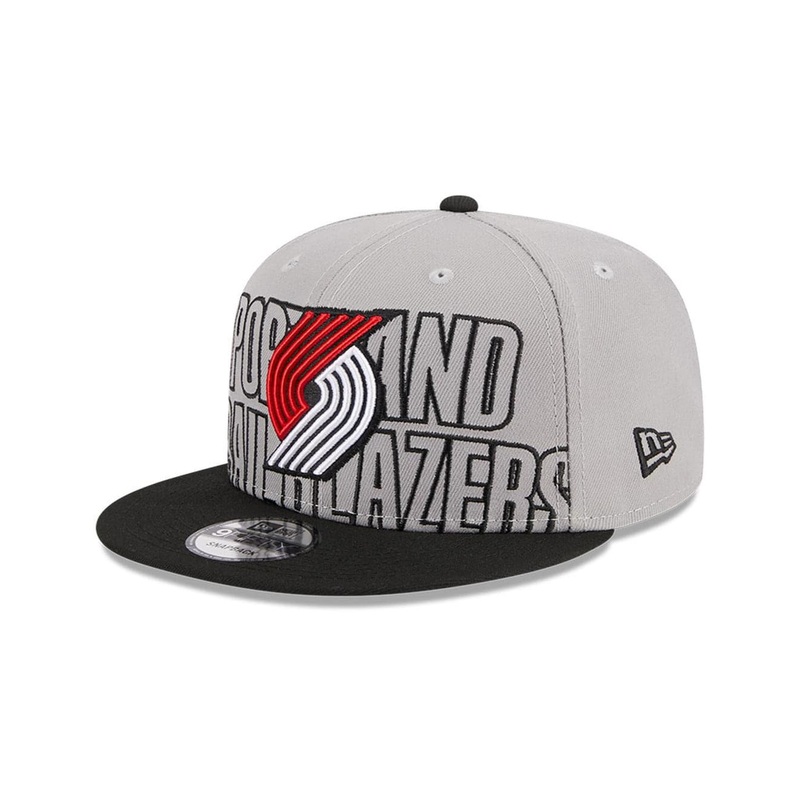 Portland Trail Blazers New Era NBA 23 Draft 9FIFTY Snapback Hat – Grey