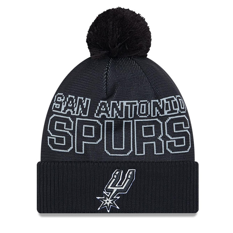 San Antonio Spurs New Era NBA 23 Draft Knit Beanie – Black
