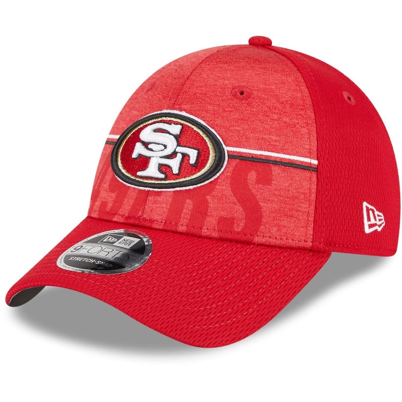 San Francisco 49ers New Era NFL 23 Training Camp 9FORTY Snapback Hat – Red